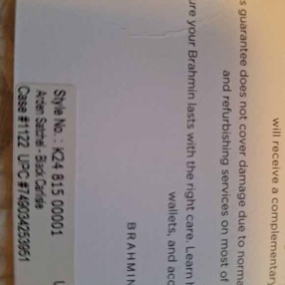 Excellent Brahmin Arden & matching wallet, Brahmin set - Picture 12 of 12